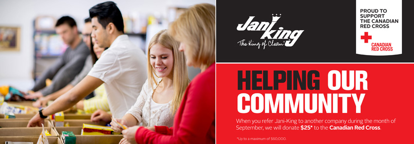 Jani-King Pledge | Proud To Support the Canadian Red Cross