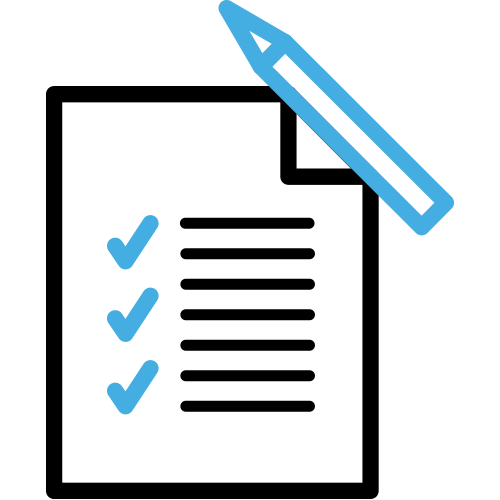 a pencil and a pencil on a square
