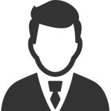 a man in a suit and tie icon a man in a suit and tie icon